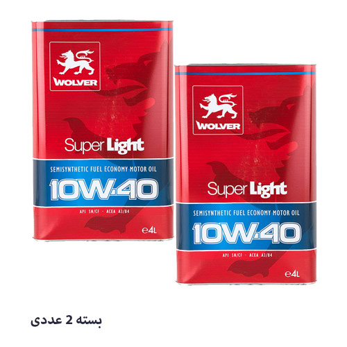قیمت و خرید روغن موتور 10W-40 SUPER LIGHT ولور بسته 2 عددی | روان موتور ...