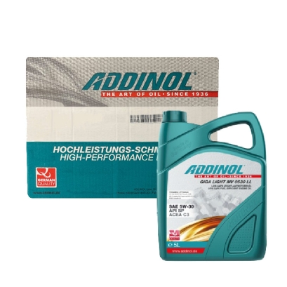 روغن موتور ادینول مدل GIGA LIGHT MV 5w30 LL بسته 3 عددی