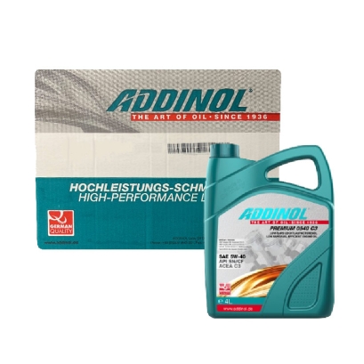 روغن موتور ادینول 5W-40 پریمیوم C3 بسته 4 عددی 