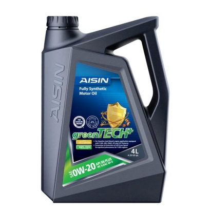 روغن موتور هیبریدی 0W-20 آیسین 4 لیتری روغن موتور هیبریدی 0W-20 آیسین 4 لیتری