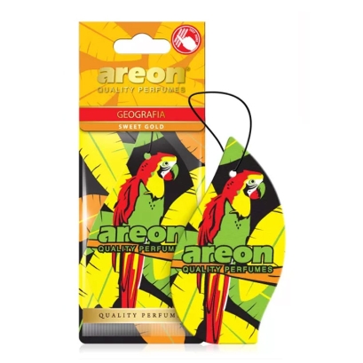 خوشبوکننده کارتی آرئون مدل GEOGRAFIA رایحه SWEET GOLDانقضا2024.07.08