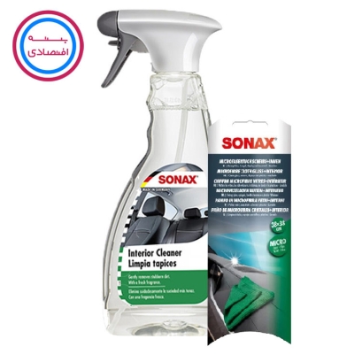 بسته تمیز کننده داخل خودروی سوناکس اسپری ، دستمال