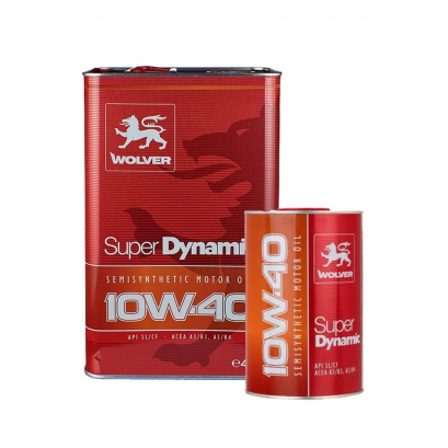 روغن موتور 10w-40 SUPER DYNAMIC ولور بسته 5 لیتری