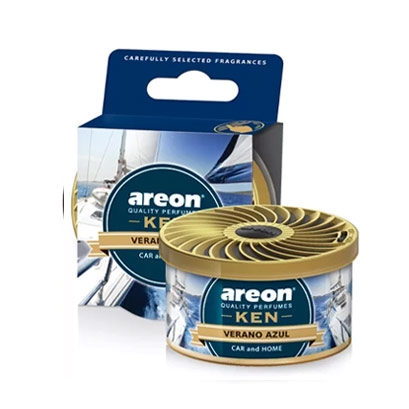 خوشبوکننده کنسروی مخصوص خودرو آرئون  Areon مدل Ken کن با رایحه VERANO AZUL