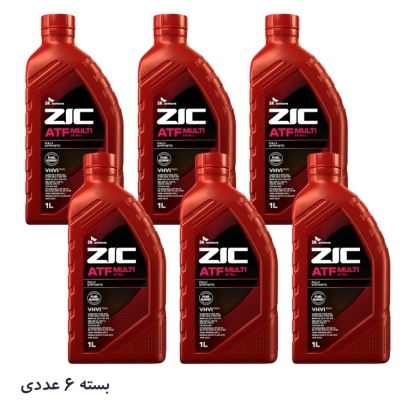روغن گیربکس اتوماتیک زیک مدل ZIC Multi LF حجم 1 لیتر بسته 6 عددی