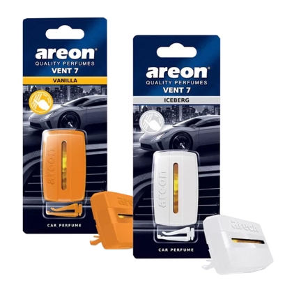 خوشبو کننده خودرو آرئون vent7 رایحه VANILLA+ ICEBERG