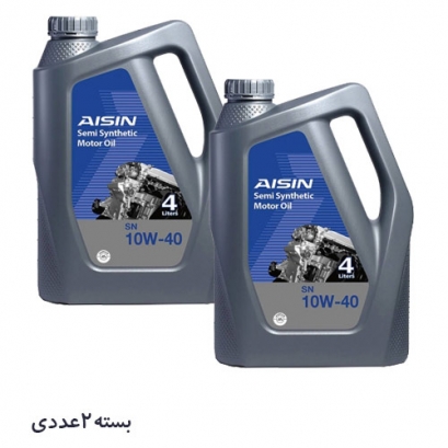 روغن موتور 10W40 آیسین حجم 4 لیتر بسته 2 عددی روغن موتور 10W40 آیسین حجم 4 لیتر بسته 2 عددی