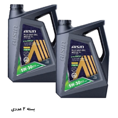 روغن موتور 5w-30 آیسین 5 لیتری بسته 2 عددی