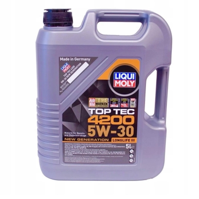 روغن موتور 5W-30 لیکومولی مدل TOP TEC 4200 حجم 5 لیتر API SP