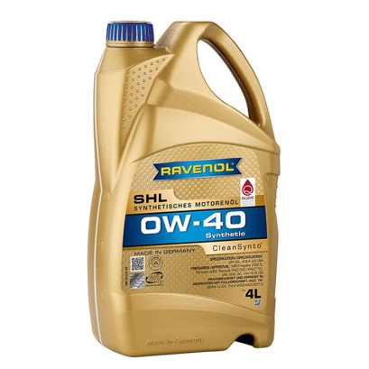 روغن موتور راونول RAVENOL SHL SAE 0W-40 حجم 4 لیتر 
