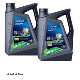 روغن موتور 5W-30 آیسین 4 لیتری بسته 2 عددی 