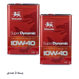 روغن موتور 10w-40 SUPER DYNAMIC ولور بسته 2 عددی