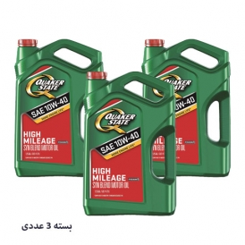 روغن موتور 10w-40 کواکر استیت (کوییکر استیت)بسته 3 عددی تولید 2019