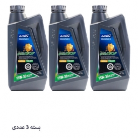 روغن موتور 5W-30 آیسین 1 لیتری NEW بسته 3 عددی 