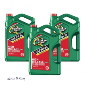 روغن موتور 5w-30 کواکر استیت (کوییکر استیت) بسته 3 عددی