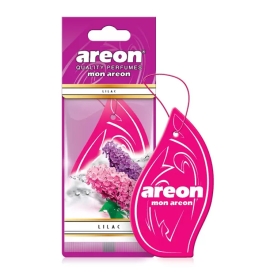 خوشبوکننده کارتی مخصوص خودرو آرئون Areon مدل Mon با رایحه Lilac