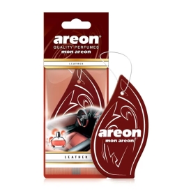 خوشبوکننده کارتی مخصوص خودرو آرئون Areon مدل Mon با رایحه Leather 