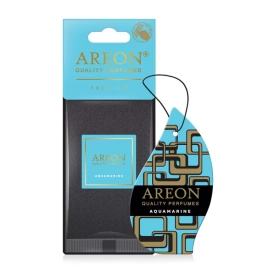 خوشبوکننده کارتی مخصوص خودرو آرئون AREON مدل PREMIUM با رایحه Aquamarine انقضا 2024.06.24
