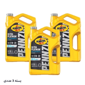 روغن موتور پنزاویل ULTRA PLATINUM 5W-30 حجم 4/73 لیتر بسته ی 3 عددی