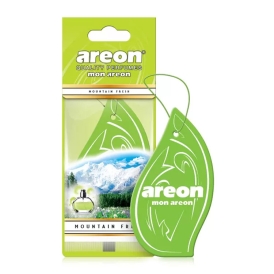 خوشبوکننده کارتی مخصوص خودرو آرئون Areon مدل Mon با رایحه Mountain Fresh