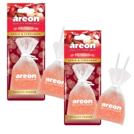 خوشبوکننده آویزی (مروارید) آرئون Areon Pearls Apple&Cinnamon بسته دو عددی