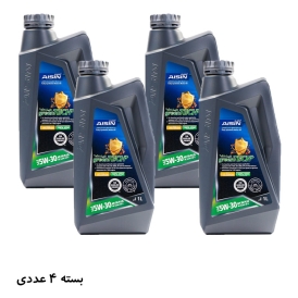 روغن موتور 5W-30 آیسین 1 لیتری NEW بسته 4 عددی