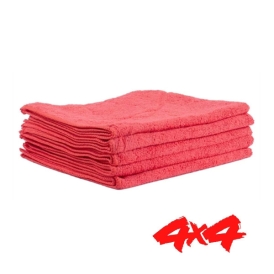 حوله 40*40 قرمز مایکروفایبر 5 عددی برند 4X4