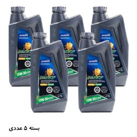 روغن موتور 5W-30 آیسین 1 لیتری NEW بسته 5 عددی