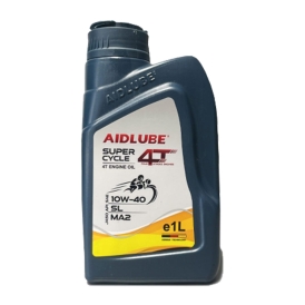 روغن موتور موتور سیکلت AIDLUBE 10w40 JASO MA2 ایدلوب حجم 1 لیتر