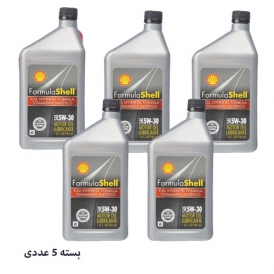 روغن موتور شل Shell 5w30 بسته 5 عددی تولید 2016